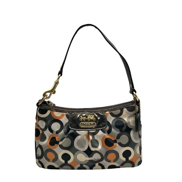 Coach Multicolor Sateen Madison Graphic OP Art Mini Bag 41997 - Picture 1 of 11